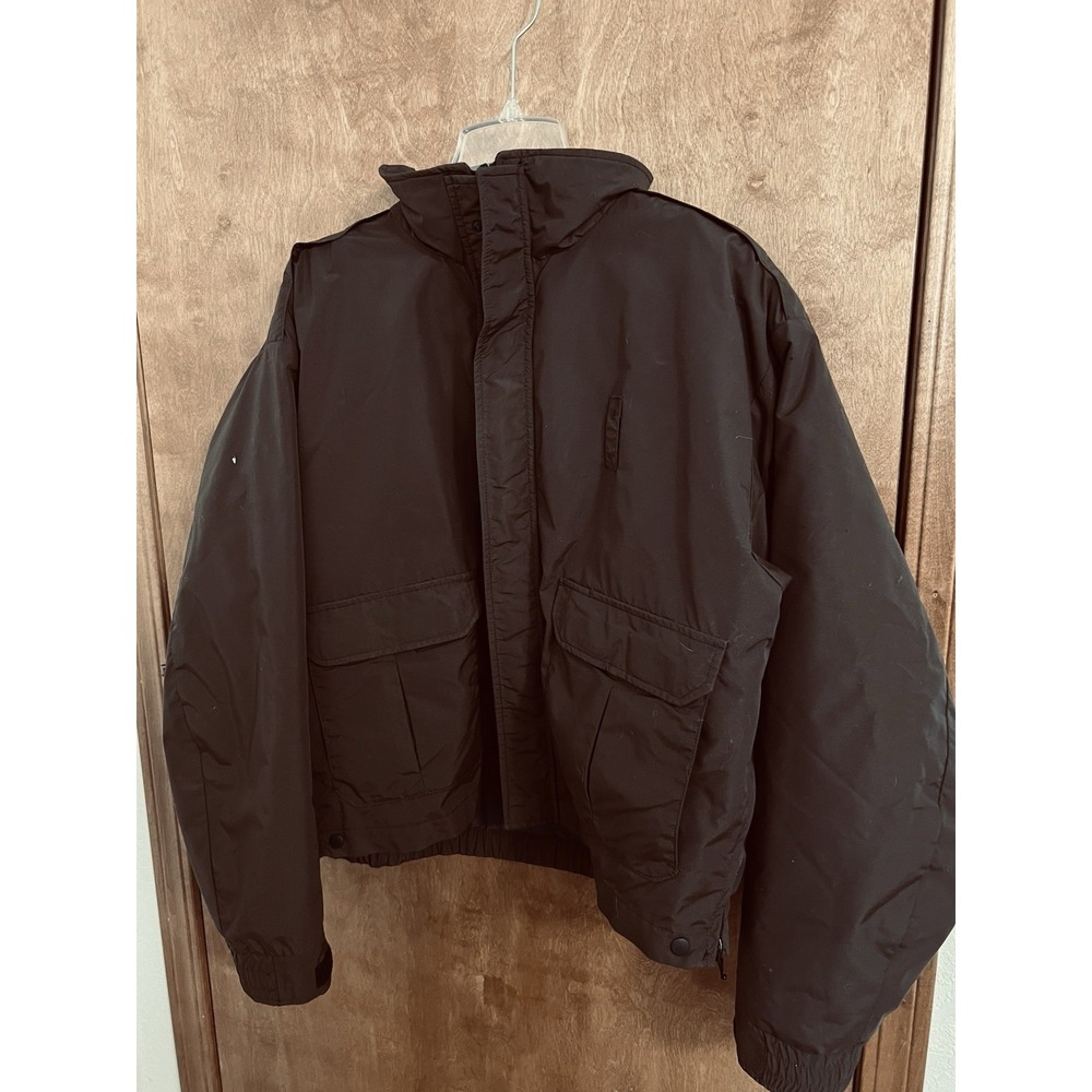 BLAUER 9900 Cross Tech Gore Jacket Mens Sz XL Removable Liner USA NO HOOD Brown